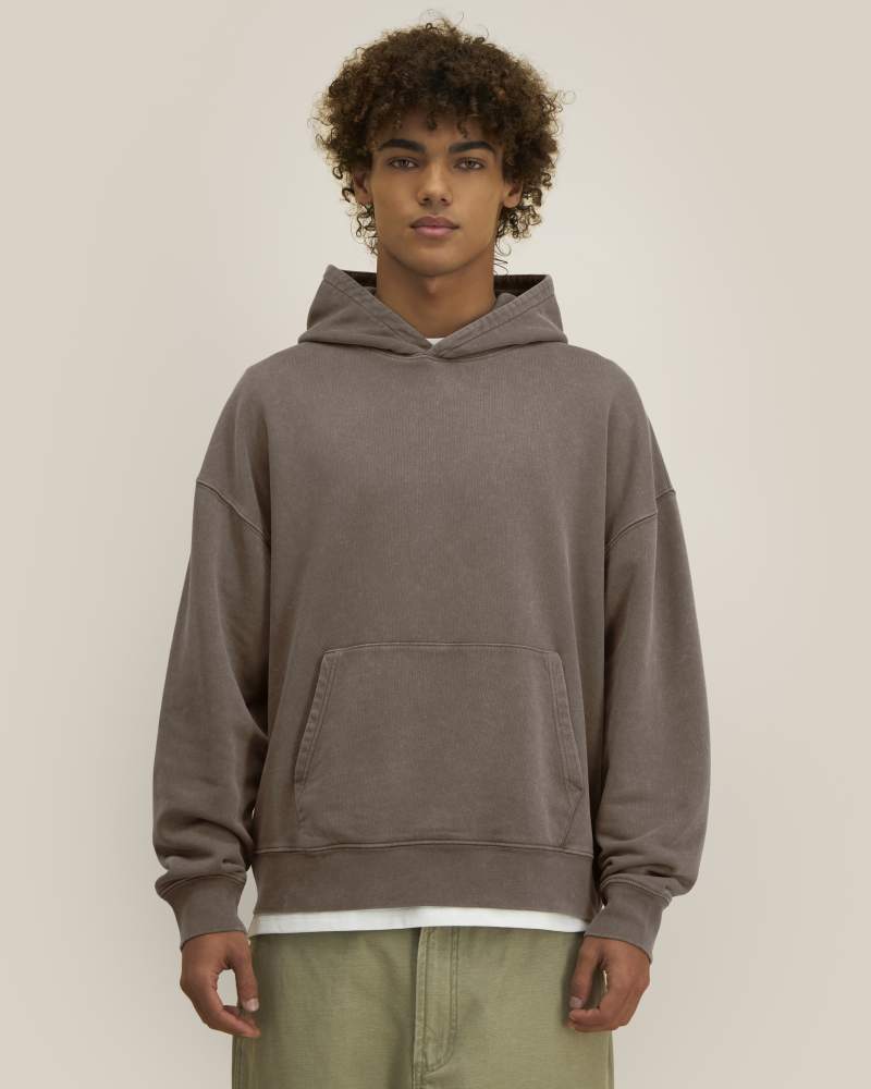 CHASER VINTAGE - G.DYED MOCHA - SWEATSHIRTS HOODIE - UNISEXE