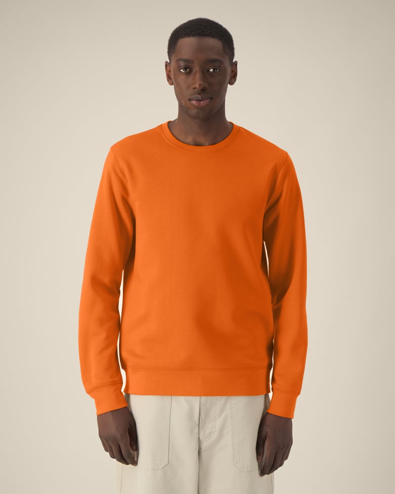ROLLER - BRIGHT ORANGE - SWEATSHIRTS CREWNECK - UNISEXE