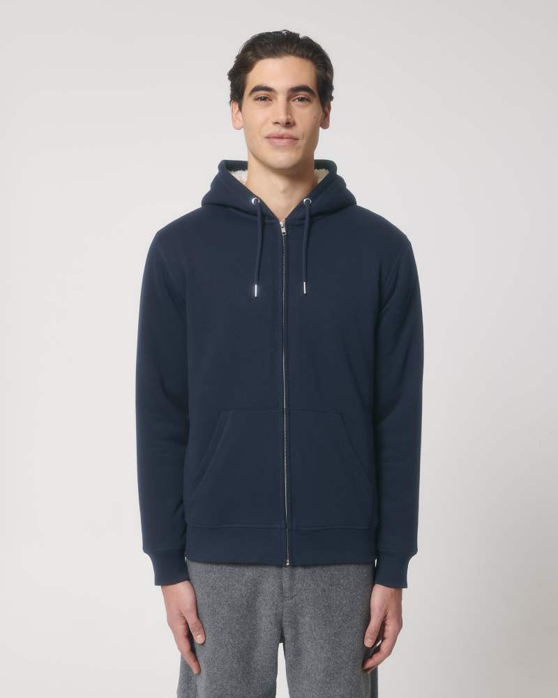 HYGGER SHERPA - FRENCH NAVY - SWEATSHIRTS JACKET - UNISEX