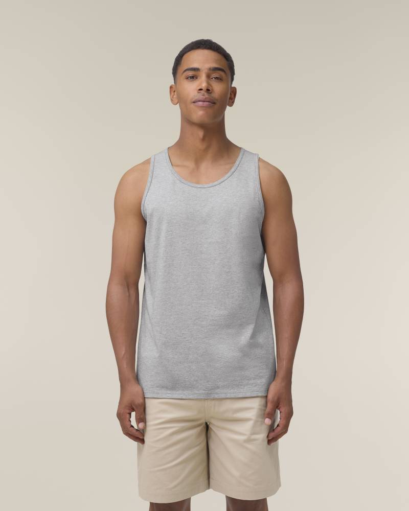 STANLEY STANCER - HEATHER GREY - TEE-SHIRTS TANK - HOMMES