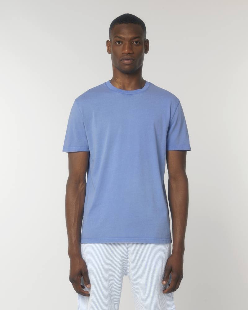 CRAFTER VINTAGE - G. DYED SWIMMER BLUE - TEE-SHIRTS SHORT SLEEVES - UNISEXE