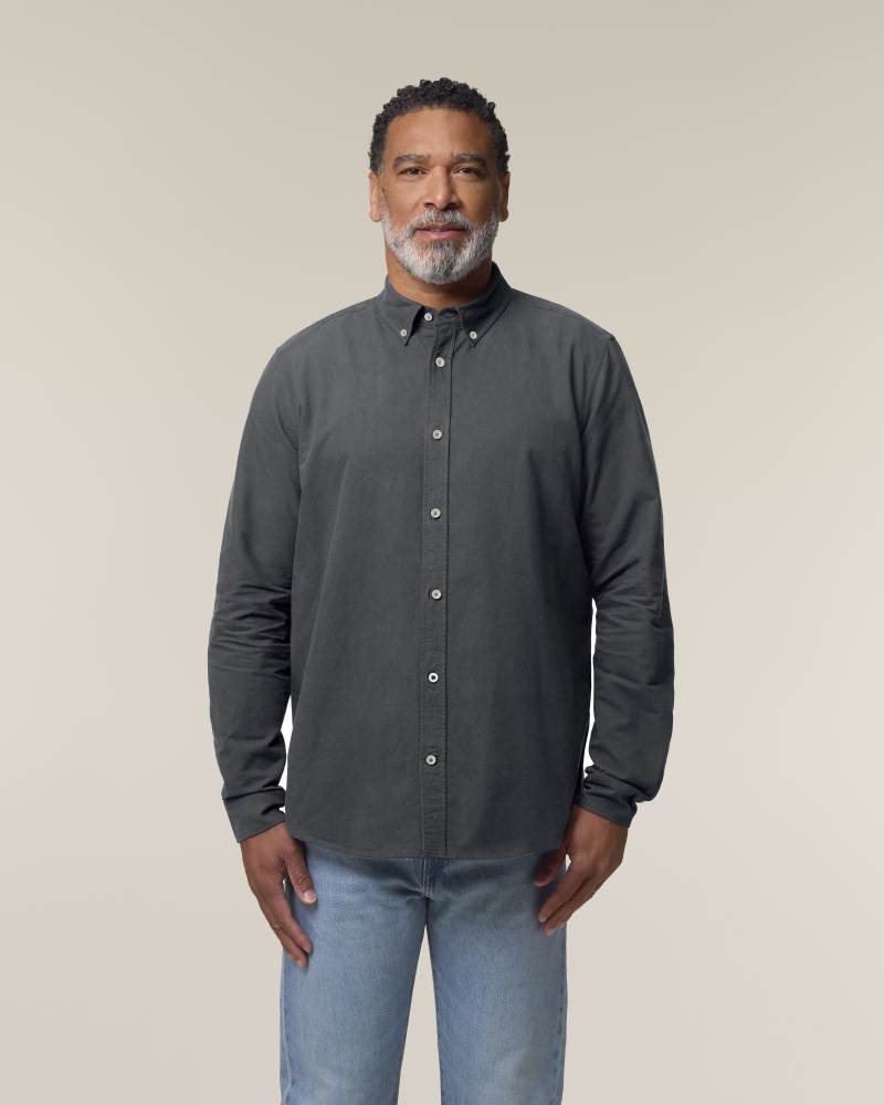 STANLEY OXFORD SHIRT - ANTHRACITE - SHIRTS NON DENIM - HOMMES