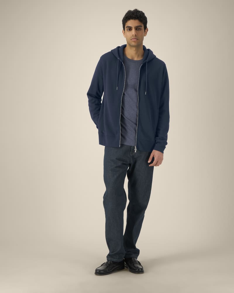 ASTOR - FRENCH NAVY - SWEATSHIRTS JACKET - UNISEX