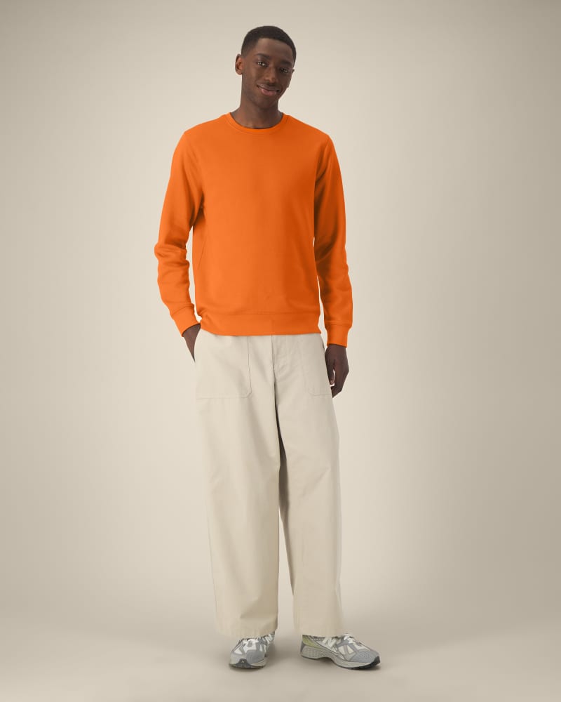 ROLLER - BRIGHT ORANGE - SWEATSHIRTS CREWNECK - UNISEXE
