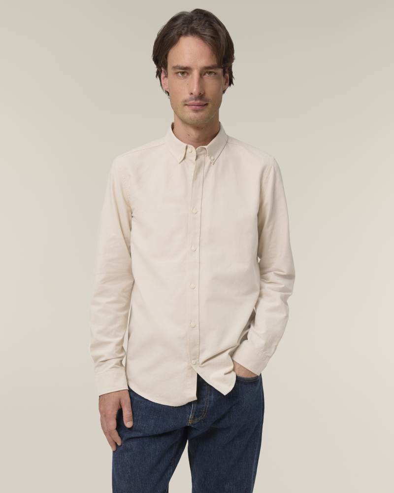 STANLEY OXFORD SHIRT - BEIGE OXFORD - SHIRTS NON DENIM - HOMMES