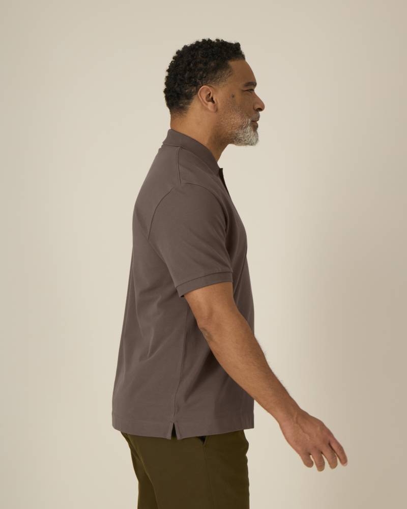 PREPSTER 2.0 - MOCHA - POLOS SHORT SLEEVES - UNISEXE