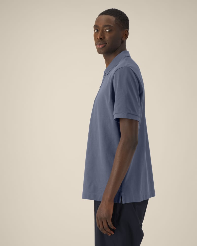 PREPSTER 2.0 - BLUE GREY - POLOS SHORT SLEEVES - UNISEXE