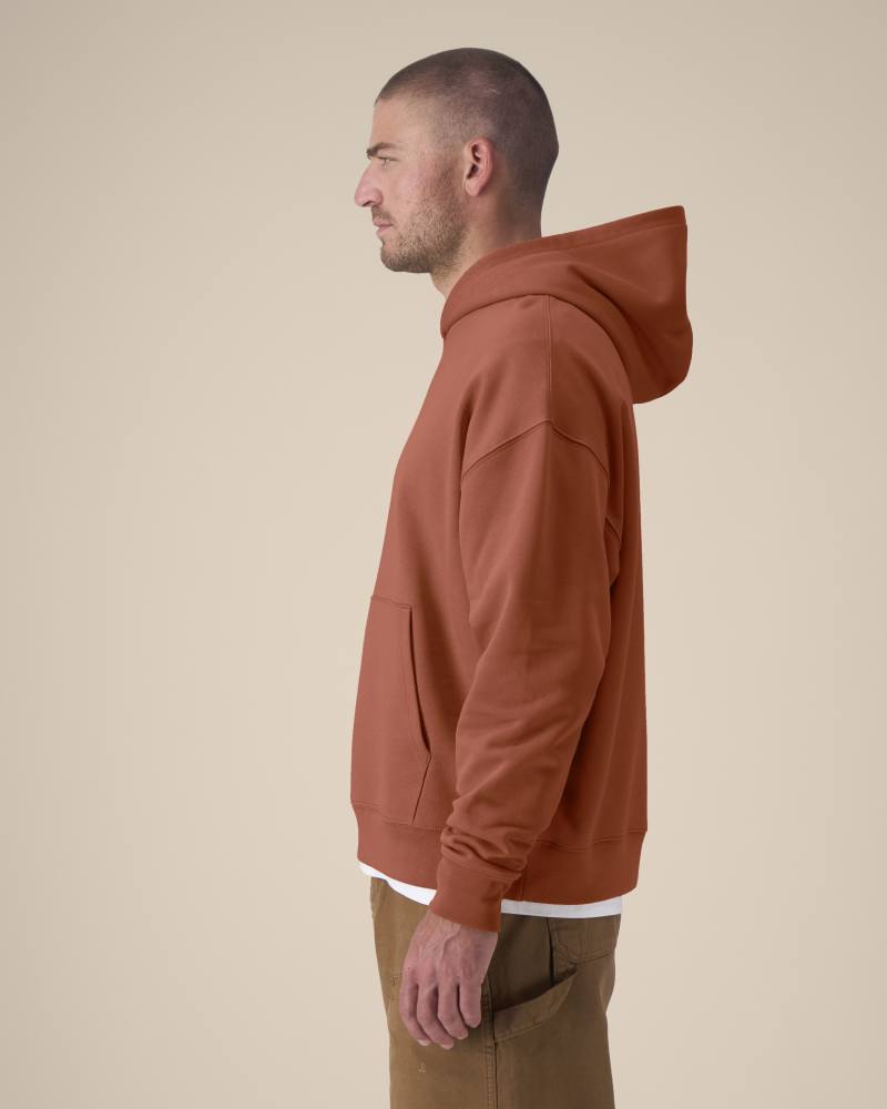 CHASER - HERITAGE BROWN - SWEATSHIRTS HOODIE - UNISEKS