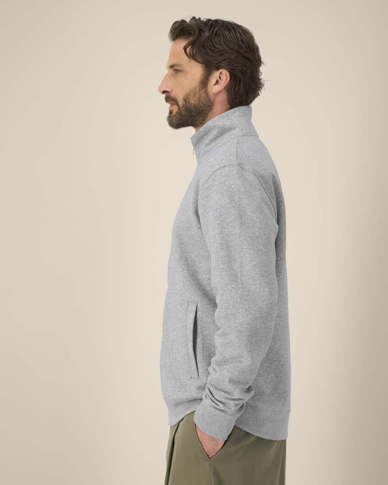 TRAILER 2.0 - HEATHER GREY - SWEATSHIRTS JACKET - UNISEX