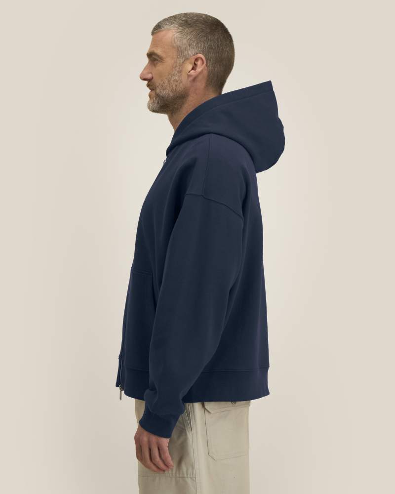 FRONTER - FRENCH NAVY - SWEATSHIRTS HOODIE - UNISEXE