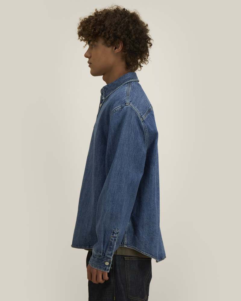 PALMER - MID WASH - SHIRTS DENIM - UNISEX