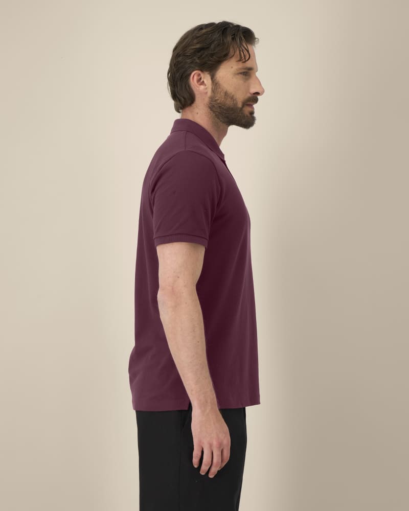 STANLEY COASTER - DEEP PLUM - POLOS SHORT SLEEVES - HOMMES