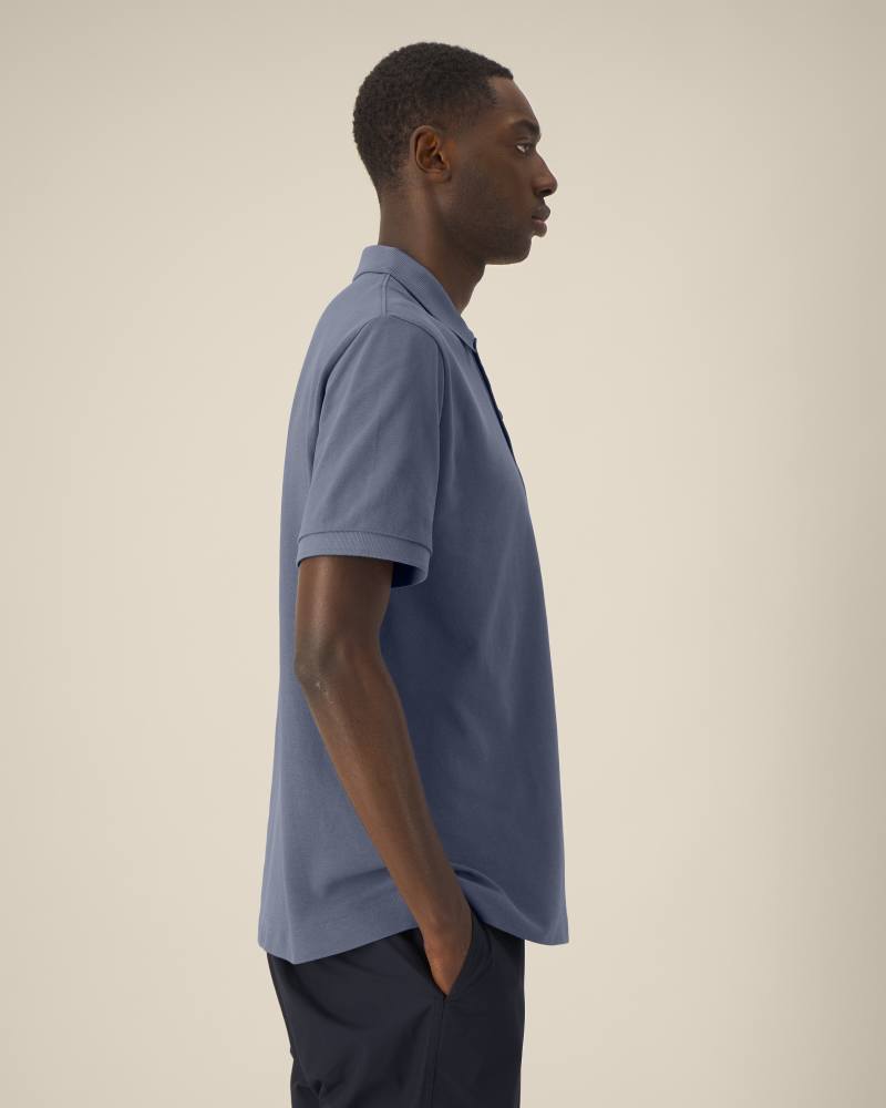 PREPSTER 2.0 - BLUE GREY - POLOS SHORT SLEEVES - UNISEXE
