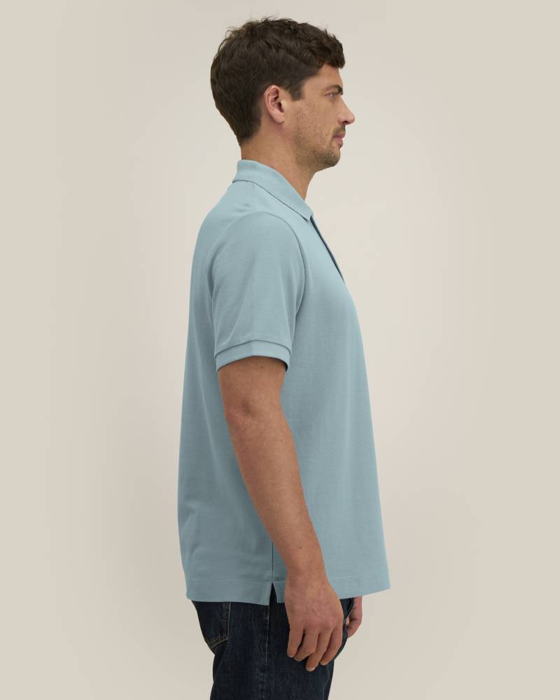 PREPSTER 2.0 - PEBBLE BLUE - POLOS SHORT SLEEVES - UNISEXE