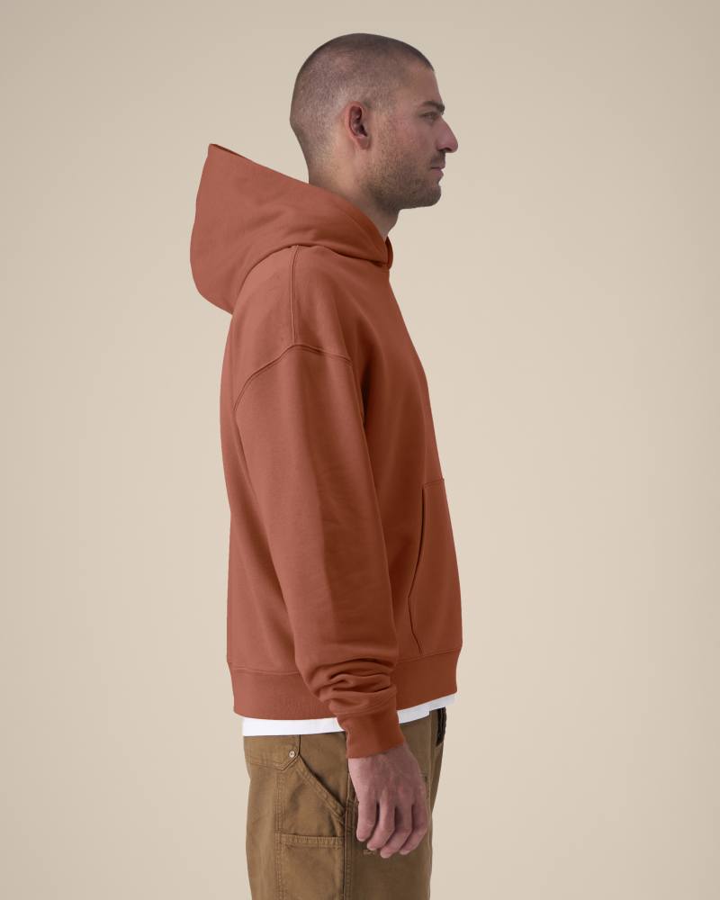CHASER - HERITAGE BROWN - SWEATSHIRTS HOODIE - UNISEKS