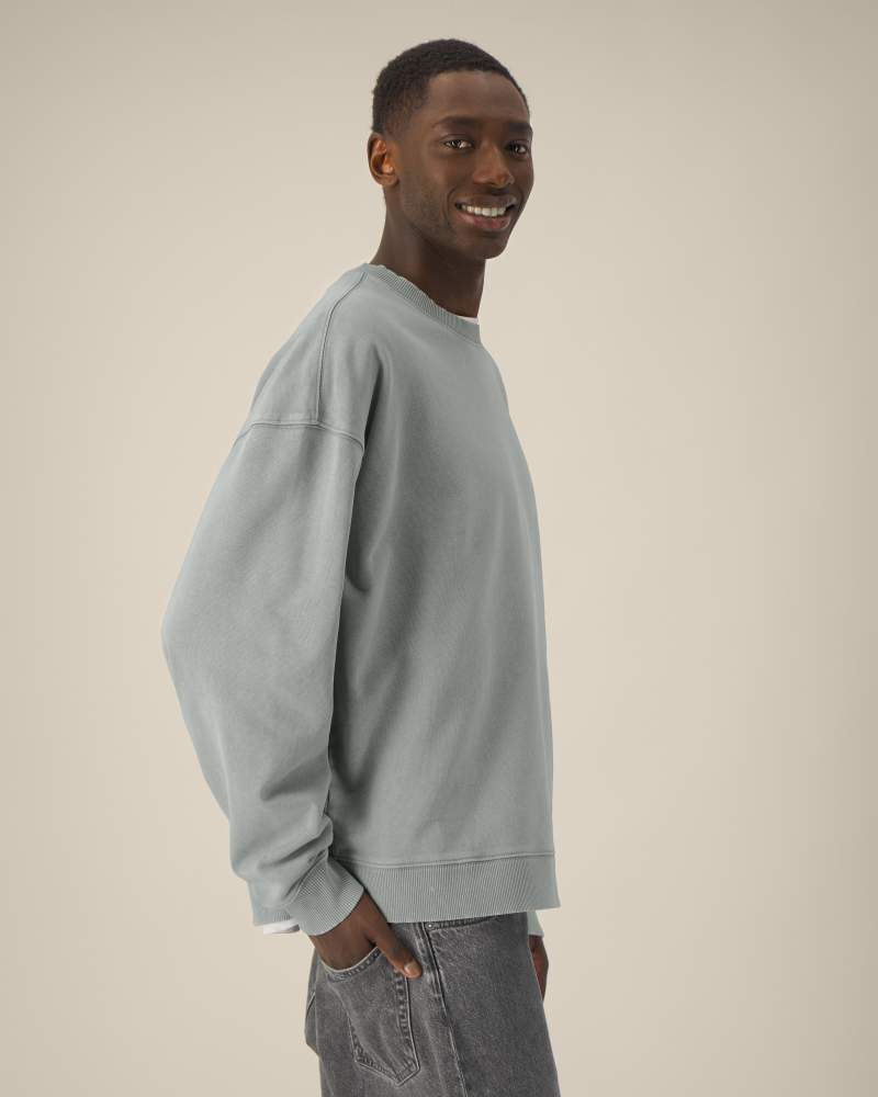 RADDER 2.0 VINTAGE - G. DYED MISTY GREY - SWEATSHIRTS CREWNECK - UNISEKS
