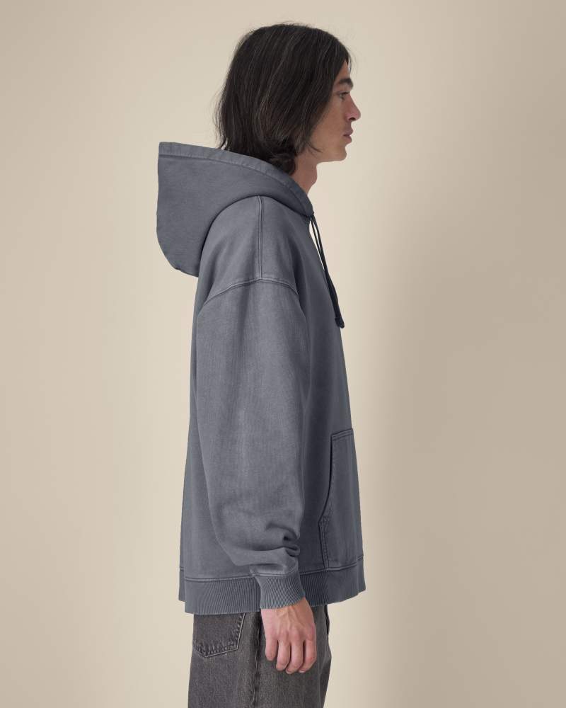 SLAMMER 2.0 VINTAGE - G. DYED ANTHRACITE - SWEATSHIRTS HOODIE - UNISEKS
