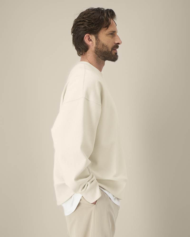 RYLER - NATURAL RAW - SWEATSHIRTS CREWNECK - UNISEKS
