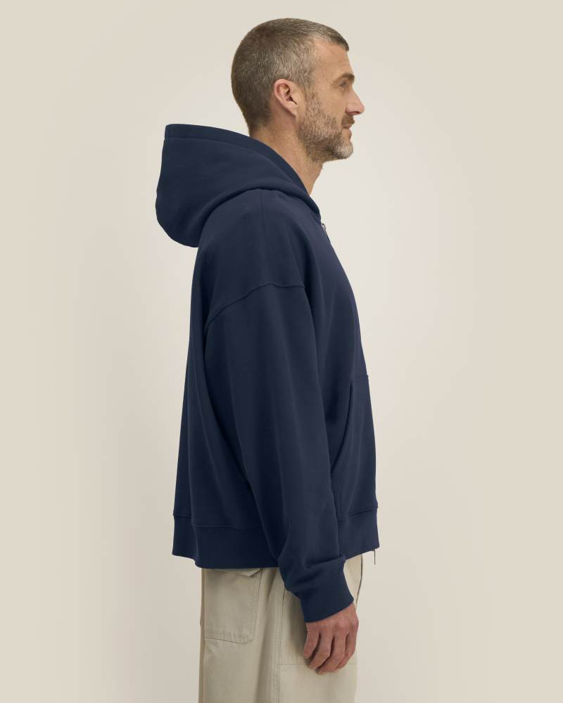 FRONTER - FRENCH NAVY - SWEATSHIRTS HOODIE - UNISEXE