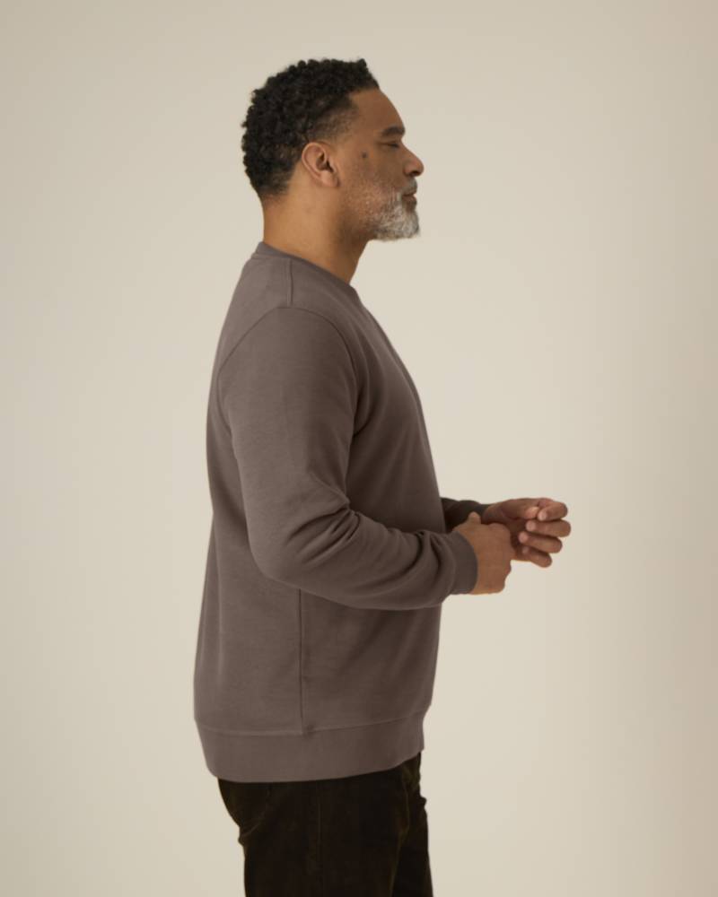 ROLLER - MOCHA - SWEATSHIRTS CREWNECK - UNISEXE