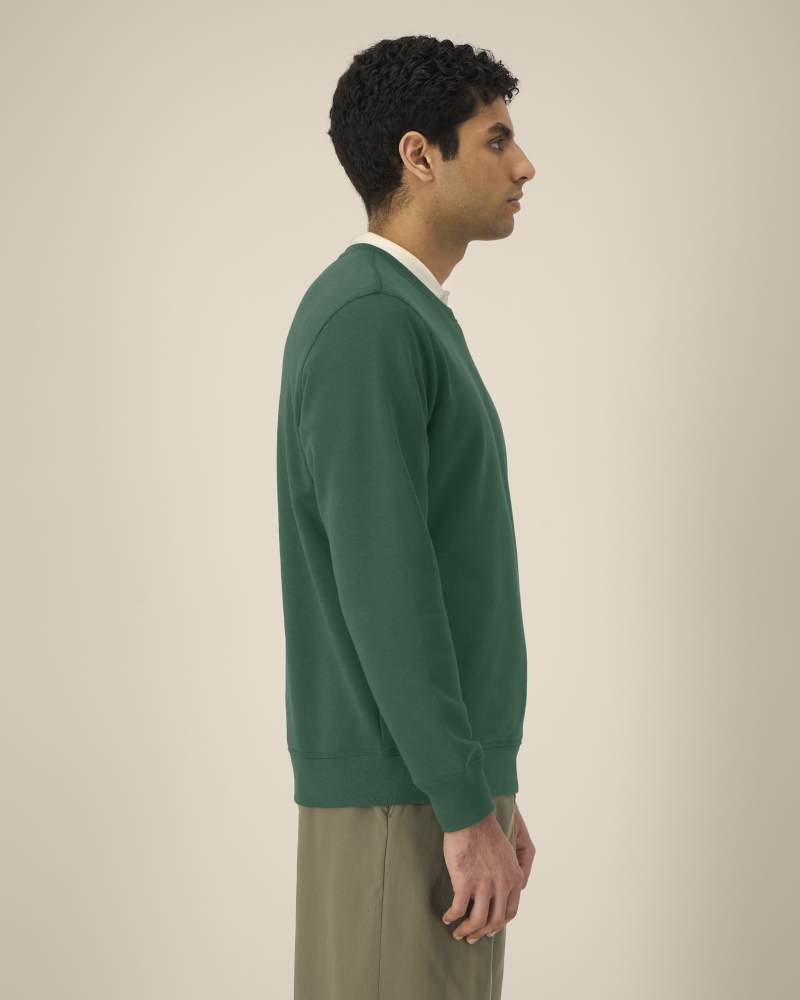 ROLLER - BOTTLE GREEN - SWEATSHIRTS CREWNECK - UNISEXE