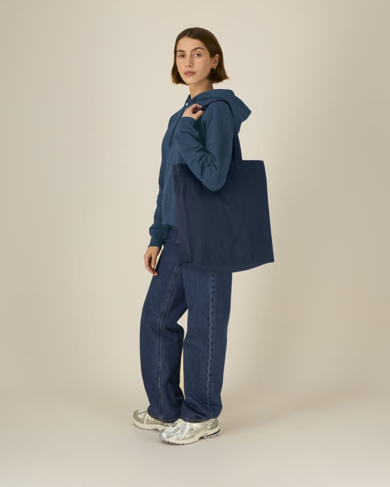 MID TOTE BAG - FRENCH NAVY - BAGS TOTE - UNISEX
