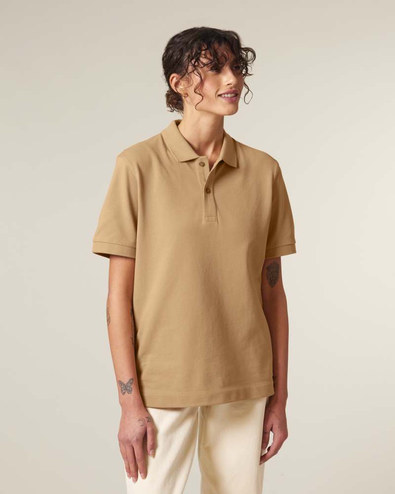 PREPSTER 2.0 - LATTE - POLOS SHORT SLEEVES - UNISEXE