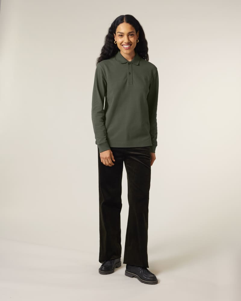 PREPSTER 2.0 LONG SLEEVE - KHAKI - POLOS LONG SLEEVES - UNISEKS