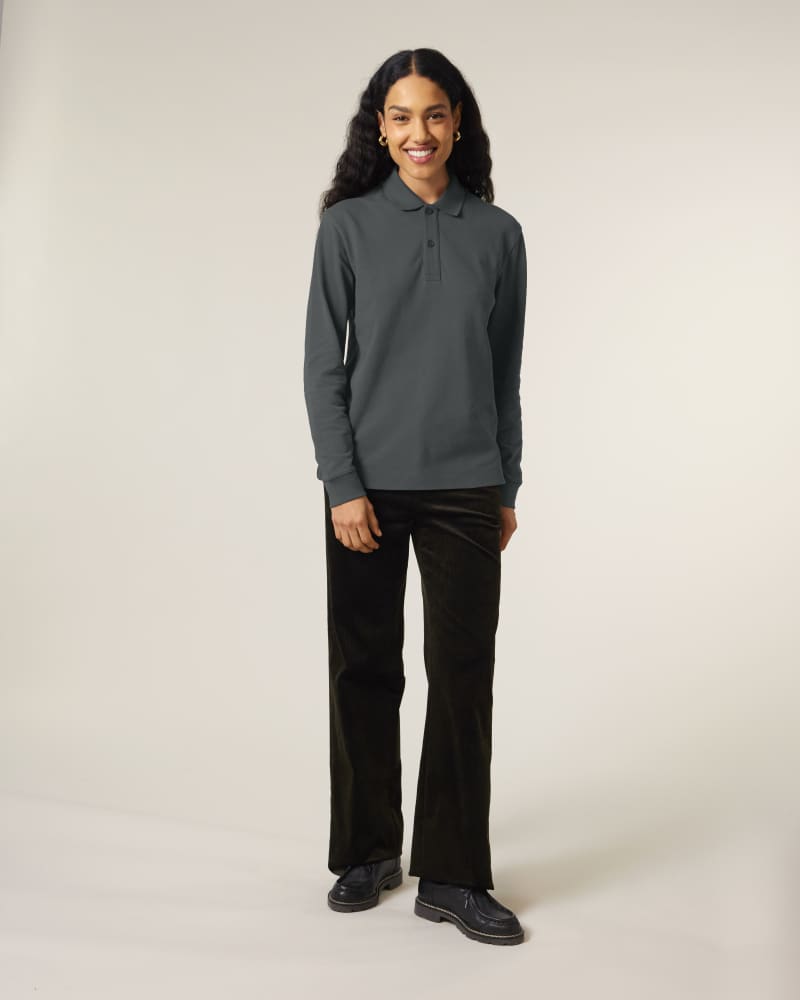 PREPSTER 2.0 LONG SLEEVE - ANTHRACITE - POLOS LONG SLEEVES - UNISEKS