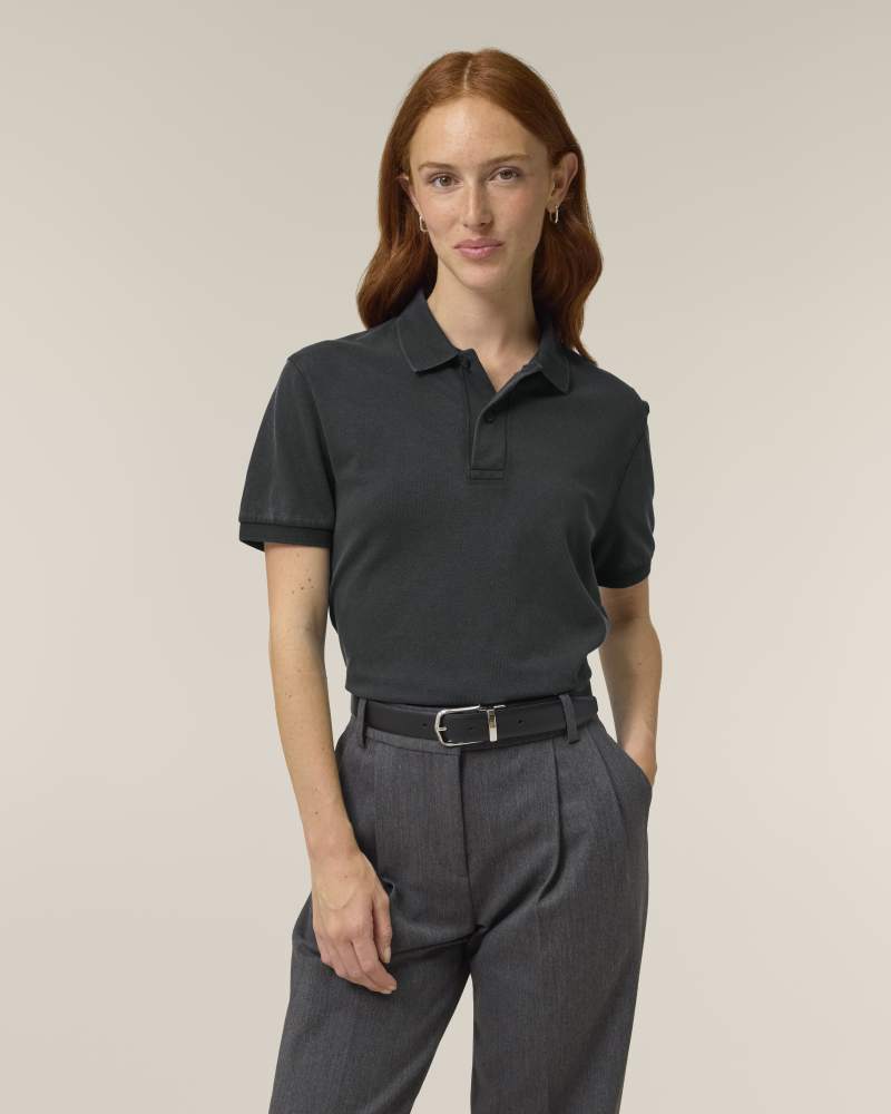 COASTER VINTAGE - G. DYED BLACK ROCK - POLOS SHORT SLEEVES - UNISEX