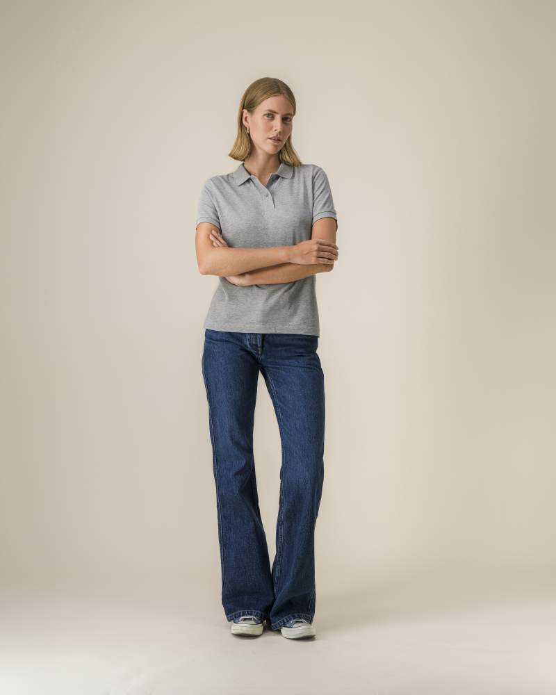 STELLA COASTER - HEATHER GREY - POLOS SHORT SLEEVES - MUJERES