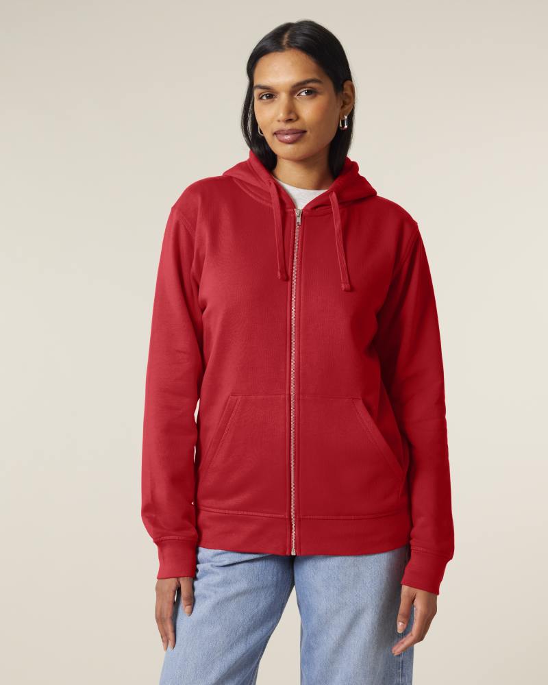 MIXER - RED - SWEATSHIRTS JACKET - UNISEKS