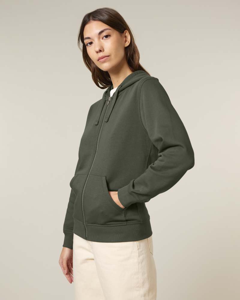 MIXER - KHAKI - SWEATSHIRTS JACKET - UNISEKS