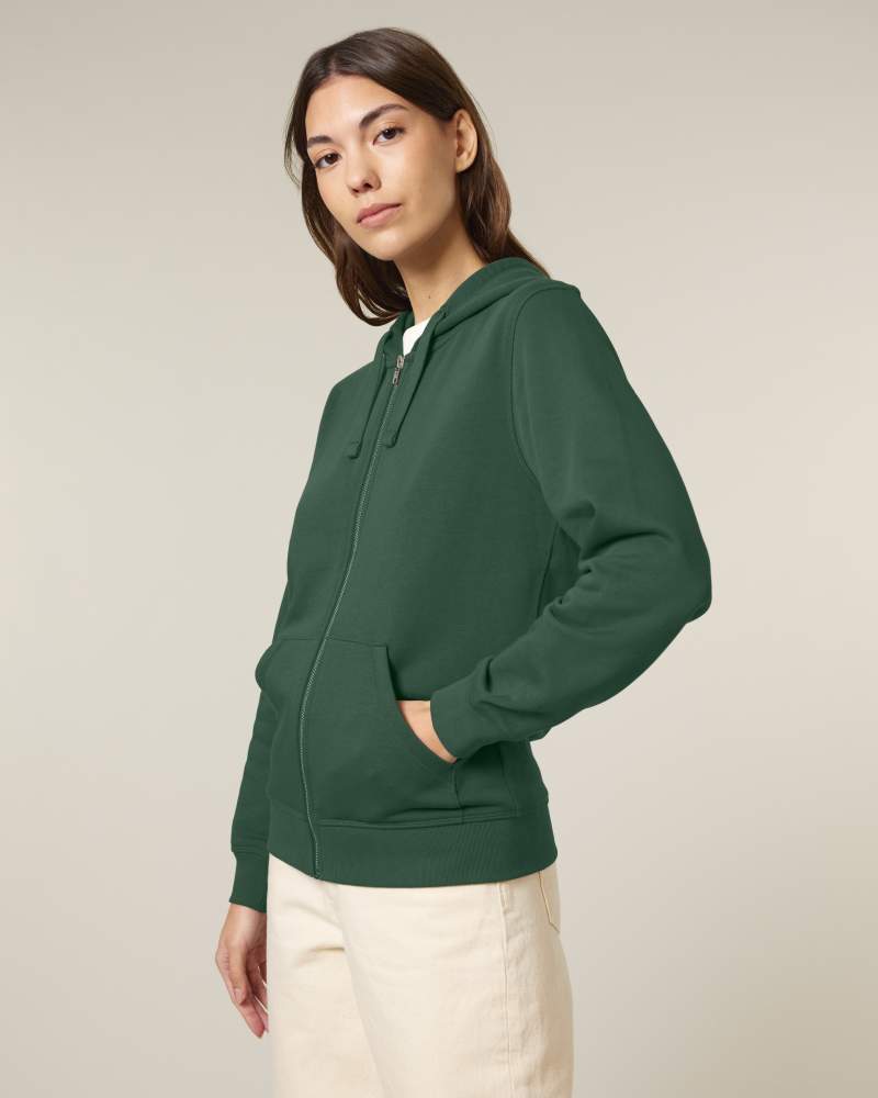 MIXER - BOTTLE GREEN - SWEATSHIRTS JACKET - UNISEKS