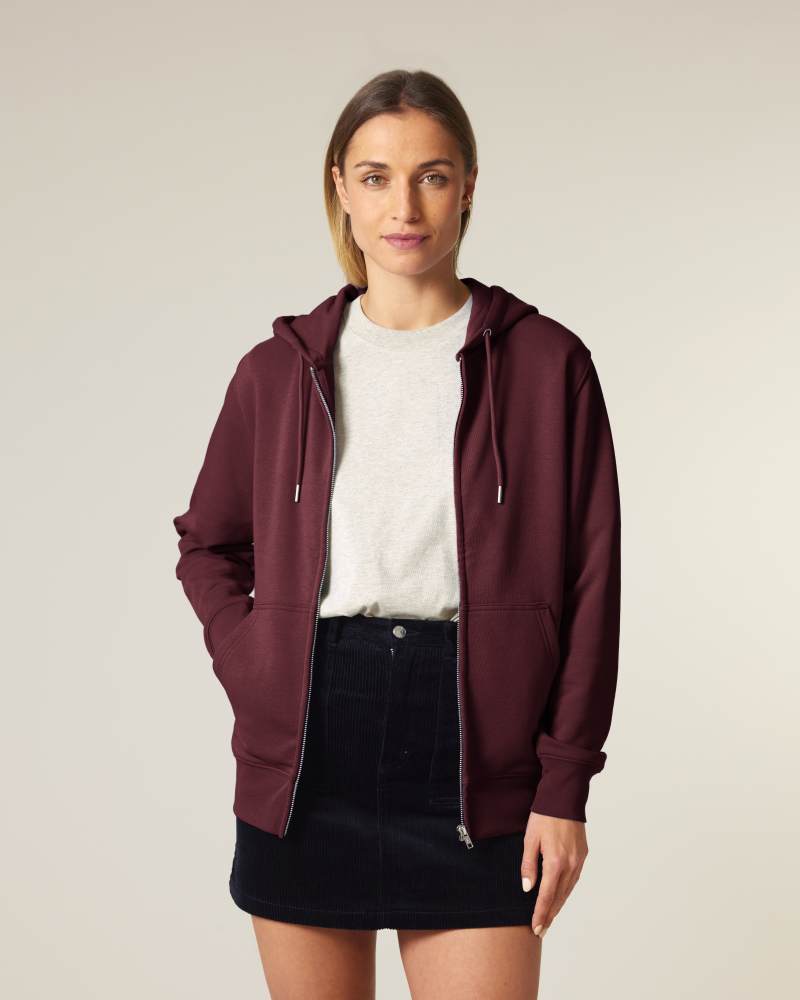 CONNECTOR 2.0 - BURGUNDY - SWEATSHIRTS HOODIE - UNISEXE