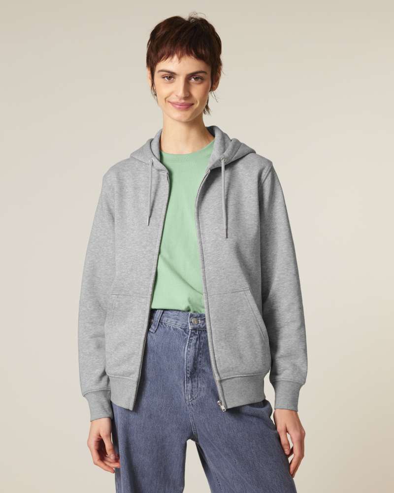CONNECTOR 2.0 - HEATHER GREY - SWEATSHIRTS HOODIE - UNISEXE