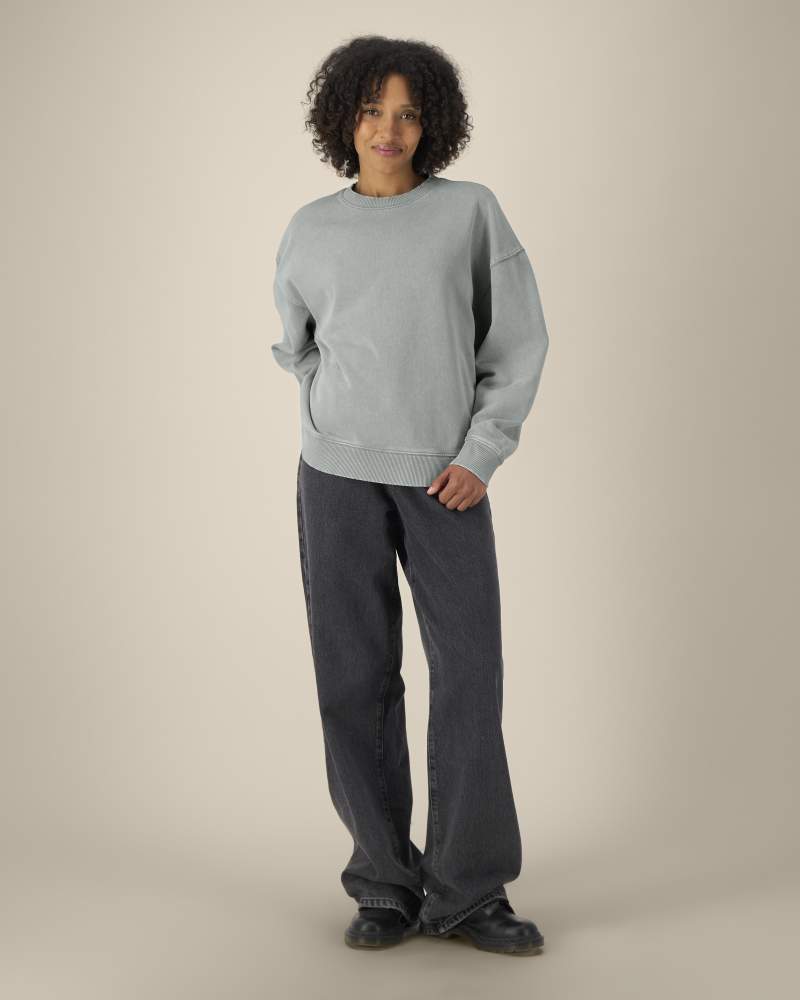 RADDER 2.0 VINTAGE - G. DYED MISTY GREY - SWEATSHIRTS CREWNECK - UNISEKS