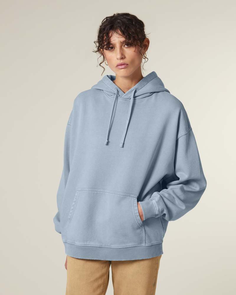 SLAMMER 2.0 VINTAGE - G. DYED BLUE STONE - SWEATSHIRTS HOODIE - UNISEKS