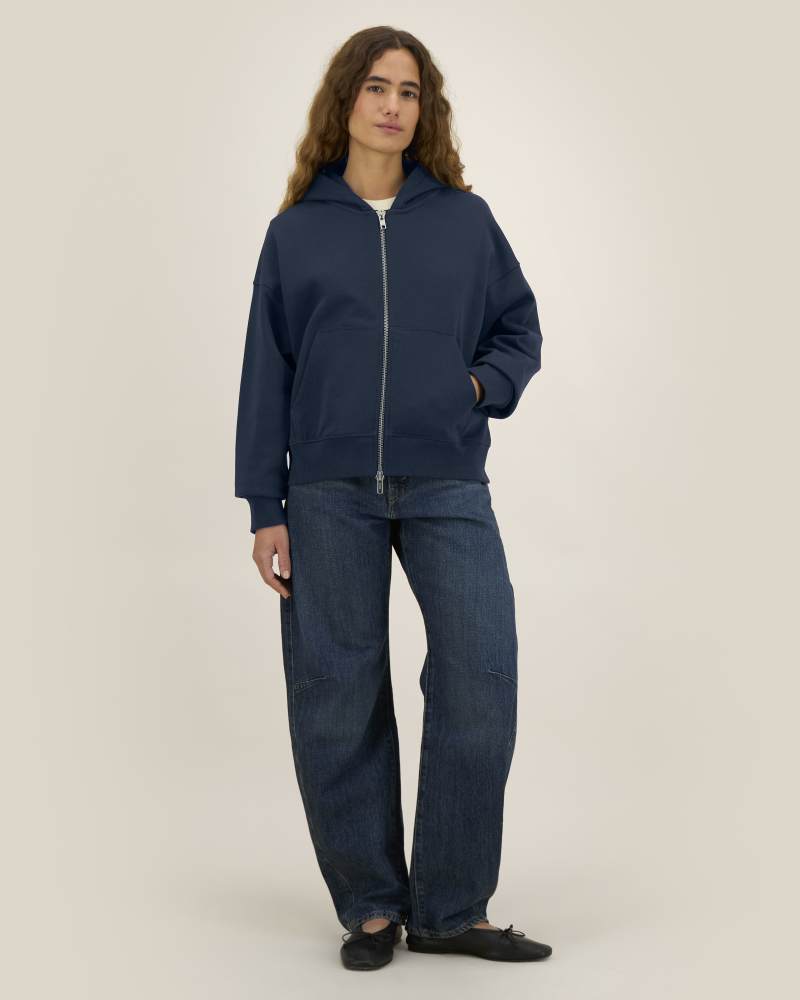 FRONTER - FRENCH NAVY - SWEATSHIRTS HOODIE - UNISEXE