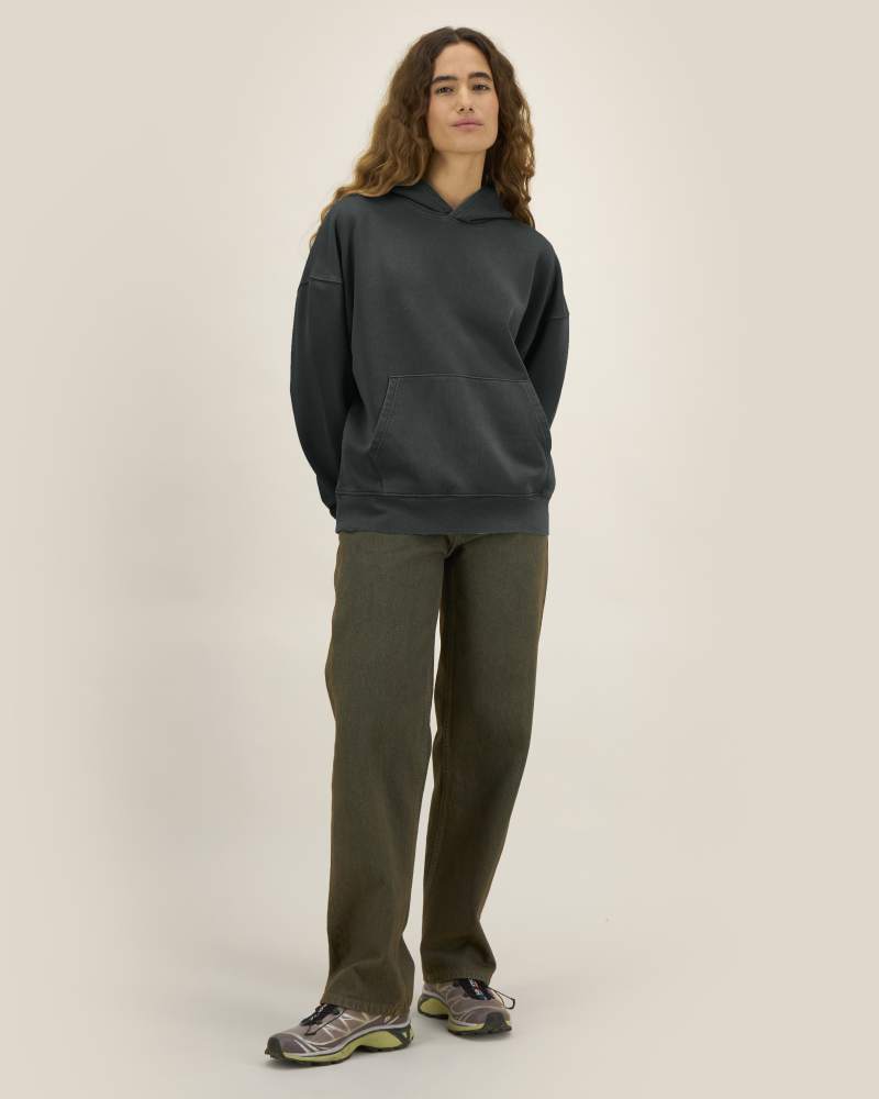 CHASER VINTAGE - G. DYED BLACK ROCK - SWEATSHIRTS HOODIE - UNISEXE