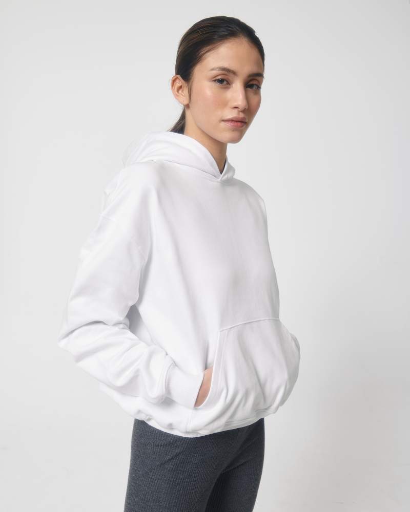 COOPER DRY - WHITE - SWEATSHIRTS HOODIE - UNISEXE