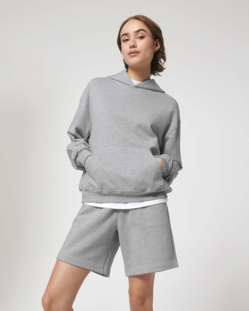 COOPER DRY - HEATHER GREY - SWEATSHIRTS HOODIE - UNISEXE