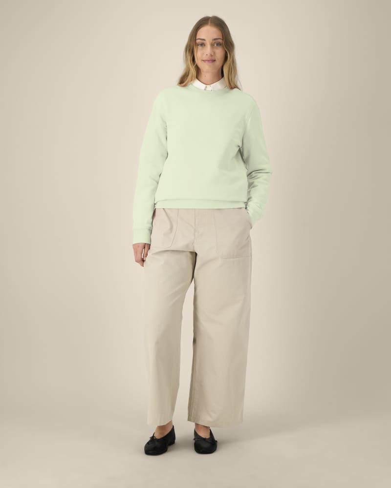 ROLLER - STEM GREEN - SWEATSHIRTS CREWNECK - UNISEXE