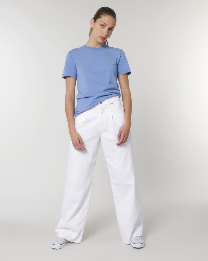 CRAFTER VINTAGE - G. DYED SWIMMER BLUE - TEE-SHIRTS SHORT SLEEVES - UNISEXE
