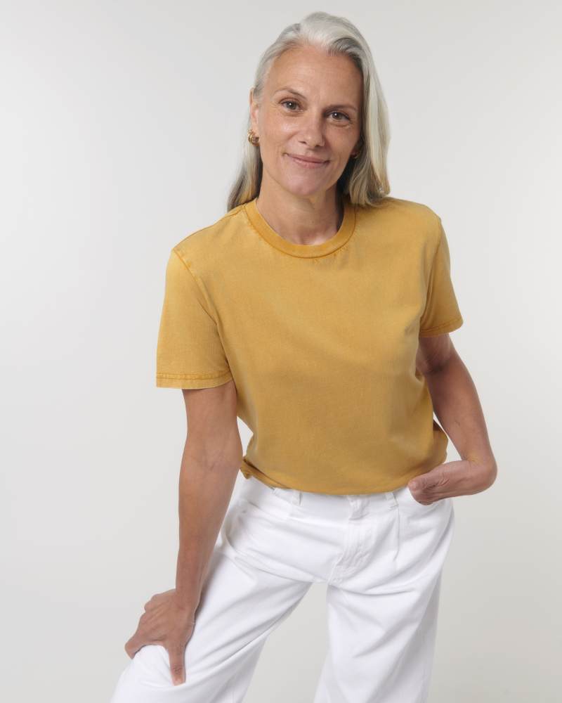 CRAFTER VINTAGE - G. DYED GOLD OCHRE - TEE-SHIRTS SHORT SLEEVES - UNISEXE