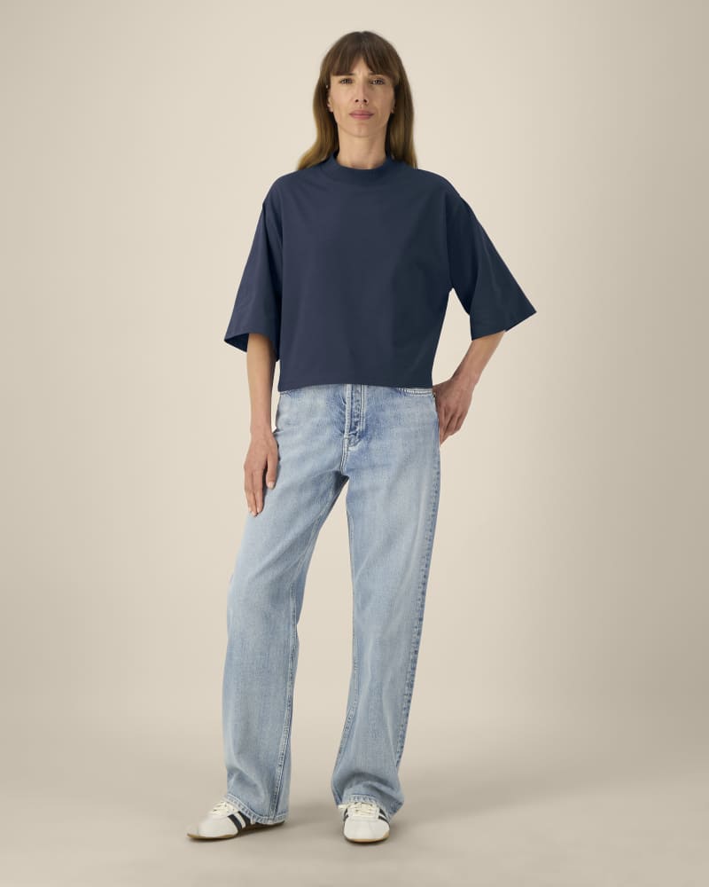 STELLA RAYA - FRENCH NAVY - TEE-SHIRTS SHORT SLEEVES - VROUWEN