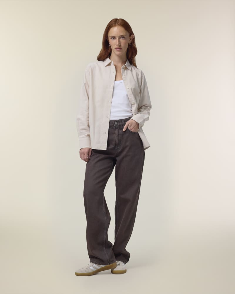 STELLA OXFORD SHIRT - BEIGE OXFORD - SHIRTS NON DENIM - FEMMES