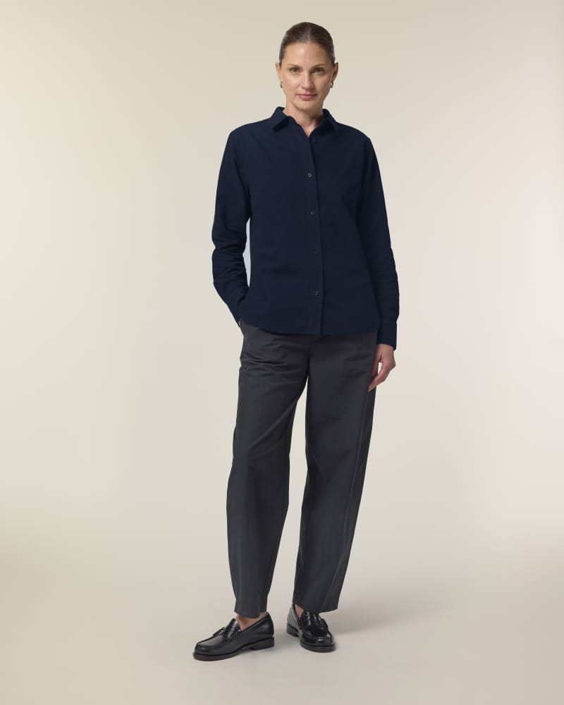 STELLA OXFORD SHIRT - FRENCH NAVY - SHIRTS NON DENIM - FEMMES