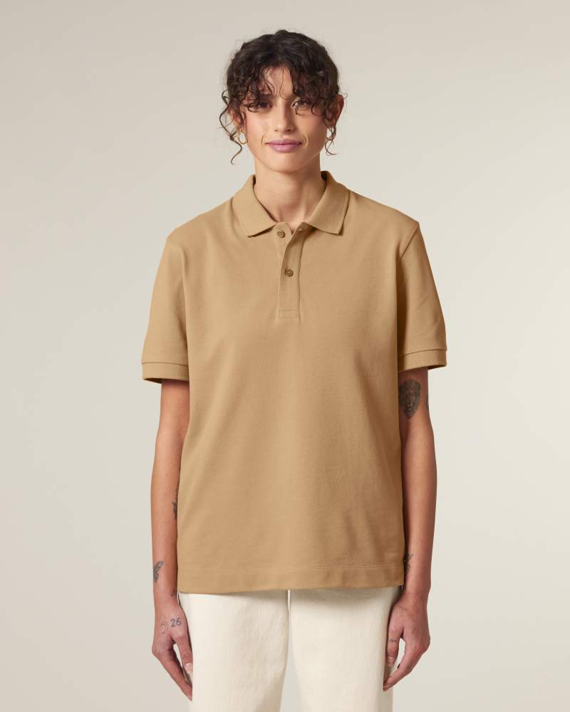 PREPSTER 2.0 - LATTE - POLOS SHORT SLEEVES - UNISEXE