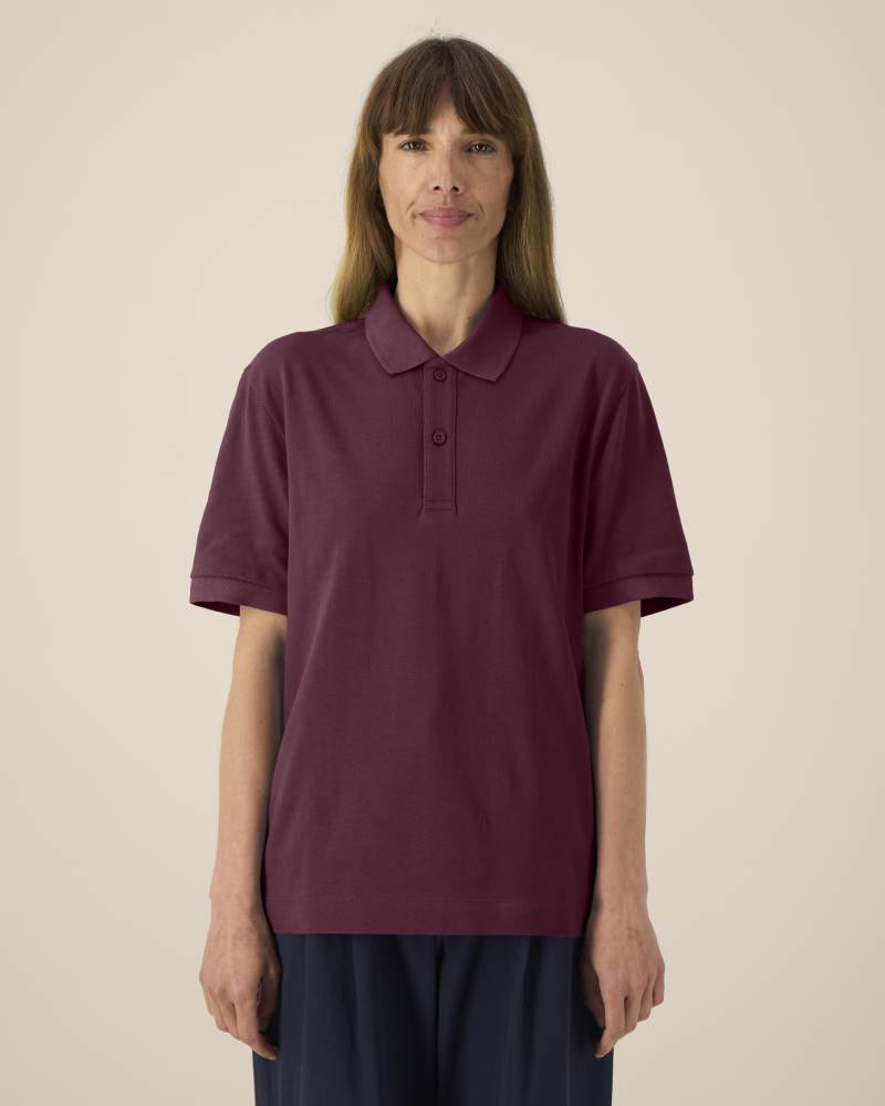 PREPSTER 2.0 - DEEP PLUM - POLOS SHORT SLEEVES - UNISEXE